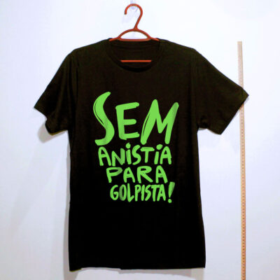 Camiseta - Preta Sem Anistia