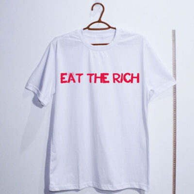 Camiseta Oversized - Eat the Rich