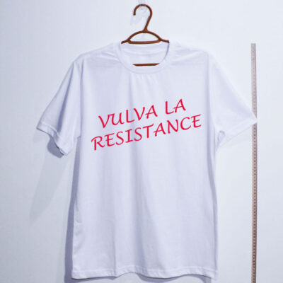 Camiseta de algodão - Vulva la Resistance