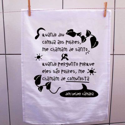 Pano de prato - Dom Helder Câmara