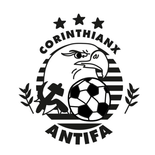 Ilustração Corinthians Antifa por alinne martins