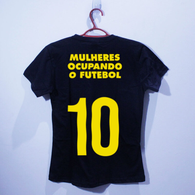 Camiseta preta Copa feminina 2023 costas