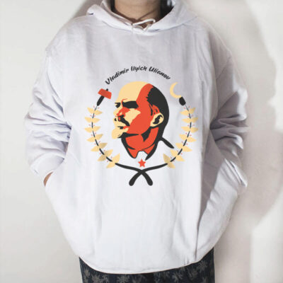 Moletom Branco Vladimir Ilyich Ulianov Lenin