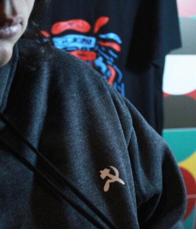 Moleton foice e martelo discreto