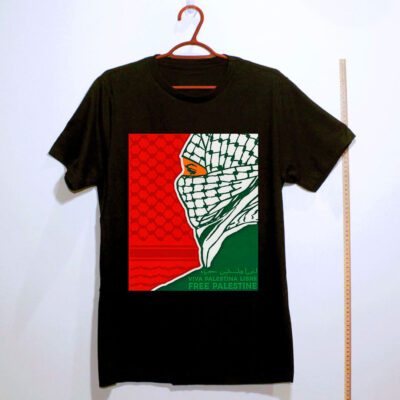 Camiseta de algodão - Viva a Palestina Libre