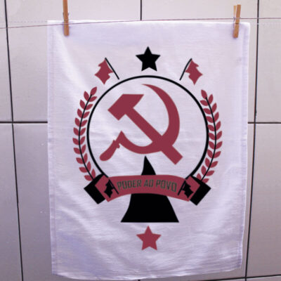 Pano de prato - Comunismo, poder ao povo
