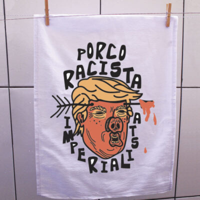 Pano de prato - Donald Trump Porco Fascista