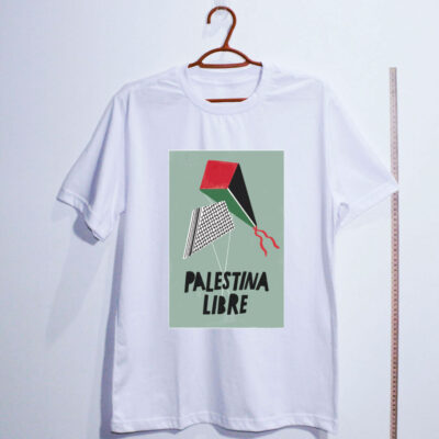Camiseta de algodão - Pipas da Palestina Livre