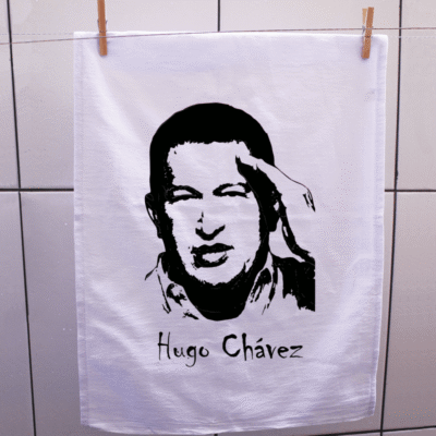 Pano de prato - Hugo Chavez