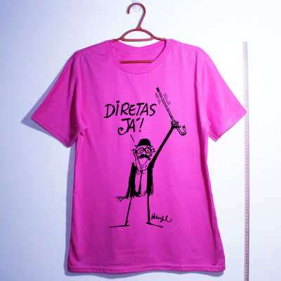 Camiseta de algodão - Diretas Já