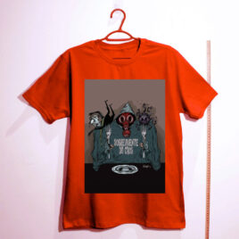 Camiseta - Sobrevivente do caos por cartunista das cavernas - Oversized