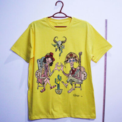 Camiseta de algodão - Nordeste por cartunista das cavernas