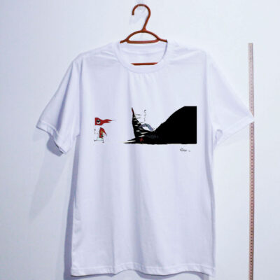 Camiseta Oversized - Antifa por cartunista das cavernas