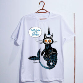 Camiseta - Decifra-me ou te devoro por cartunista das cavernas - Dry Fit