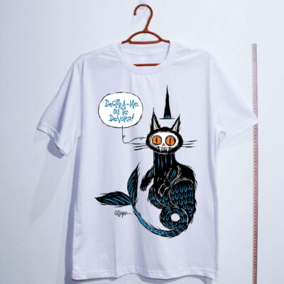 Camiseta Oversized - Decifra-me ou te devoro por cartunista das cavernas