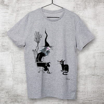 Camiseta Oversized - A segunda bruxa por cartunista das cavernas