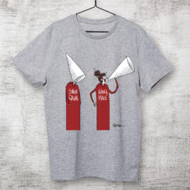 Camiseta - Sofrer calada nunca mais por cartunista das cavernas - Oversized