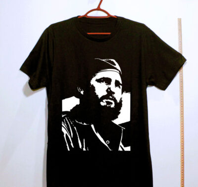 Camiseta de algodão - Fidel Castro