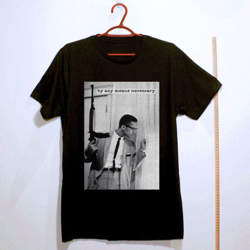 Camiseta - Malcom X - Por qualquer meio necessário