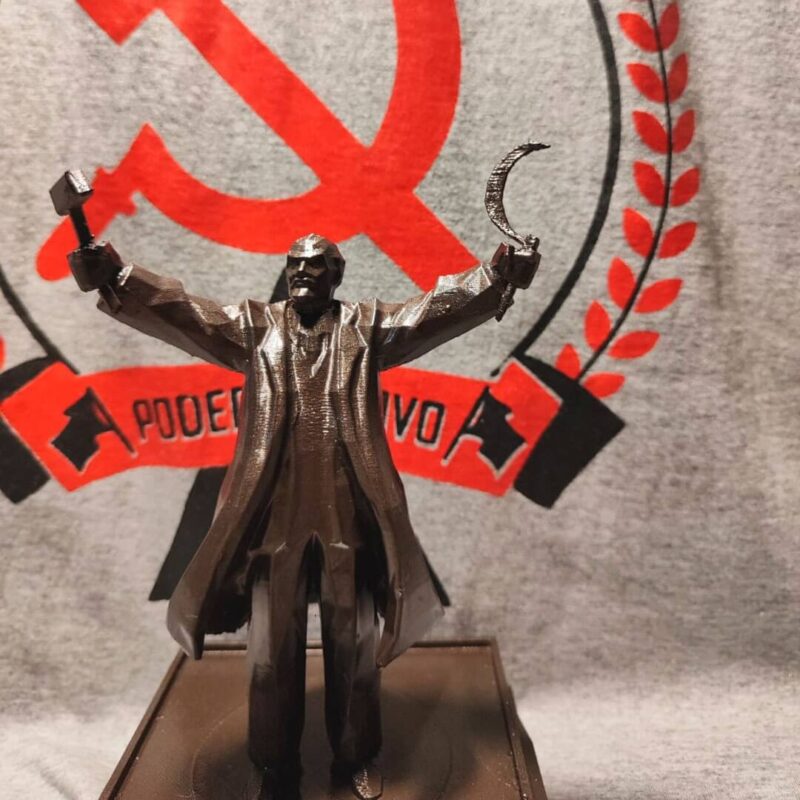 Estátua 3d - Lenin e o comunismo