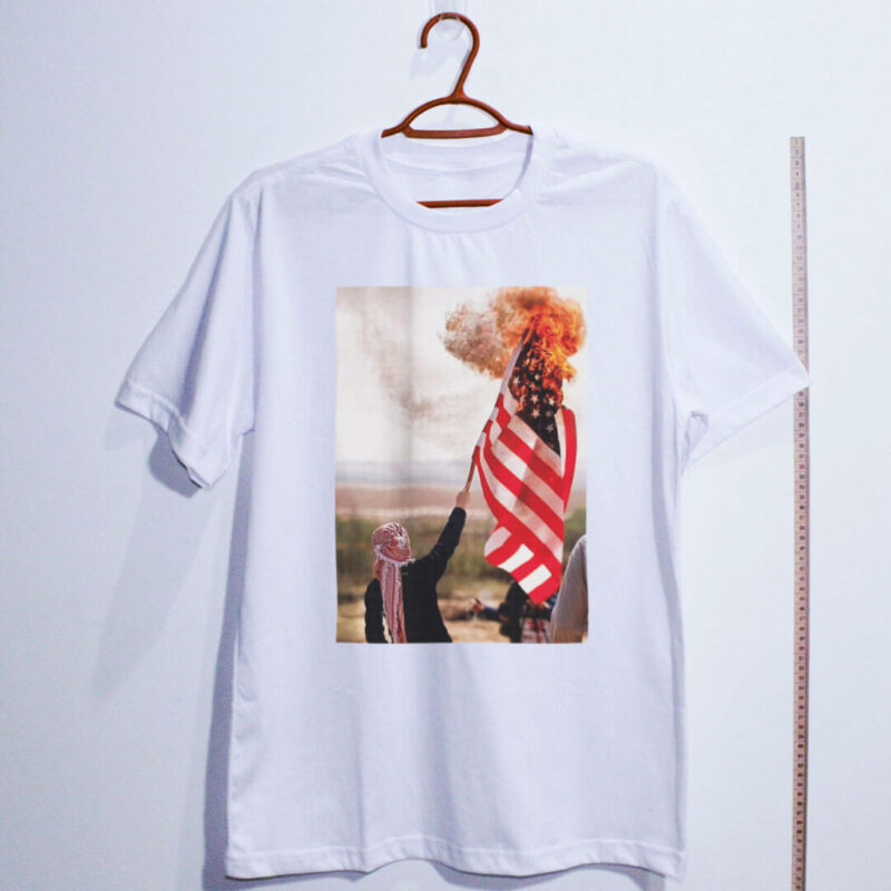 Camiseta - USA in Flames