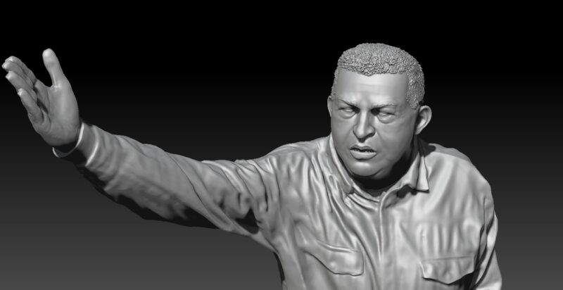 Estátua 3d - Hugo Chávez - Image 3