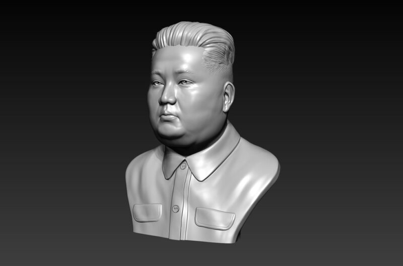 Busto 3d -  Kim Jong un - Image 2