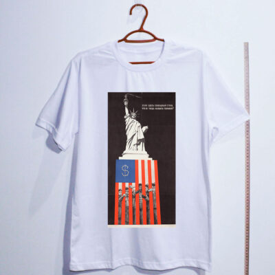 Camiseta de algodão - Se isso é liberdade, então o que é prisão?