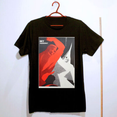 Camiseta de algodão - Não ao racismo