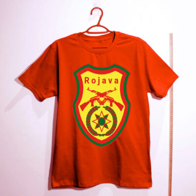 Camiseta de algodão - Unidades de Proteção Popular YPG Rojava