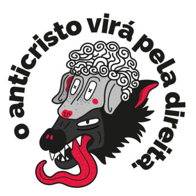 Adesivo - O anticristo virá pela direita