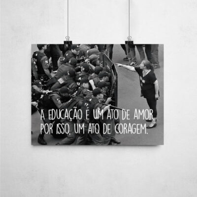 Poster - A educação é um ato de amor