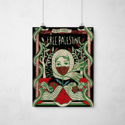 Poster - Nunca esqueça a Palestina