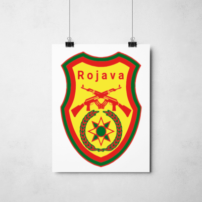 Poster - Unidades de Proteção Popular YPG Rojava