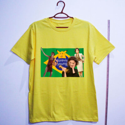 Camiseta de algodão - Fernanda Torres