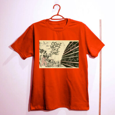 Camiseta Oversized - Movimento Pantera Negra - Seize the time