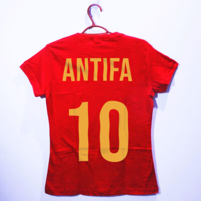 Camiseta de algodão - Seleção Antifa