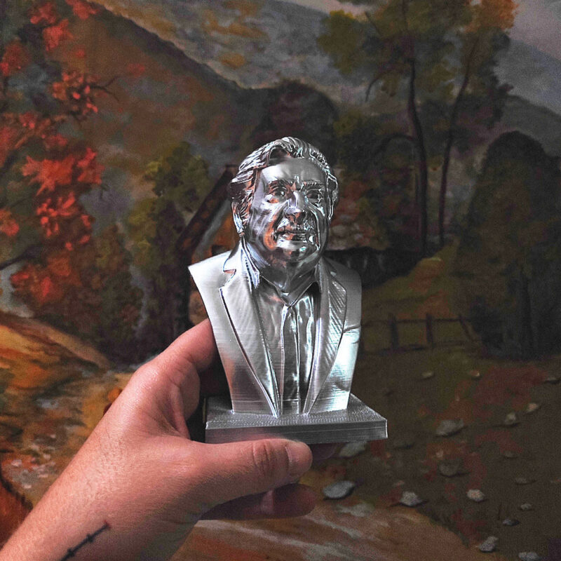 Estátua Busto 3D – Pepe Mujica
