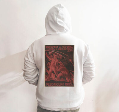 Moletom com capuz - Lenin e os trabalhadores na Revolução