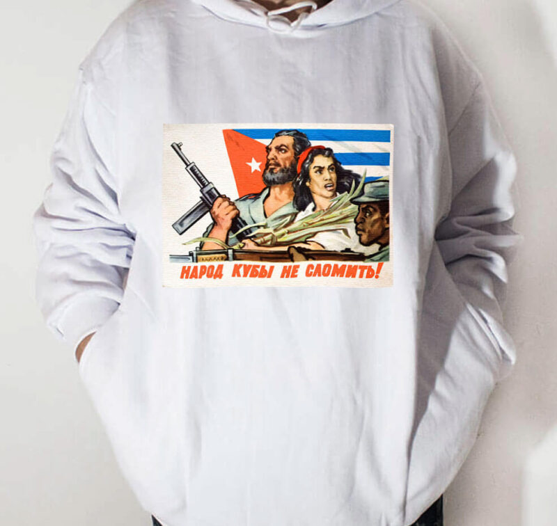 Moletom com capuz - O povo de Cuba não se quebrou