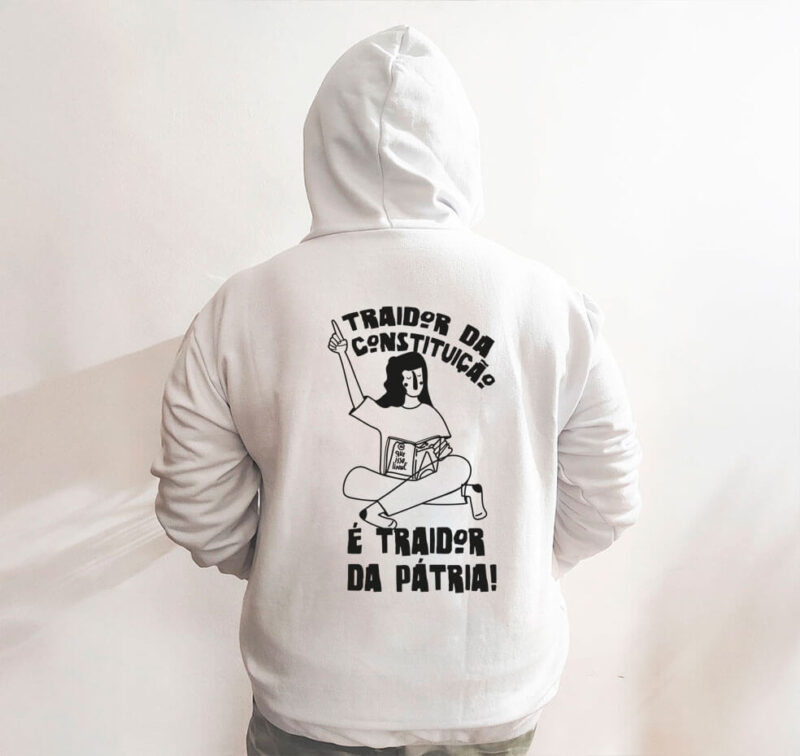 Moletom com capuz - Traidor da Constituição é Traidor da Pátria - Imagem 7