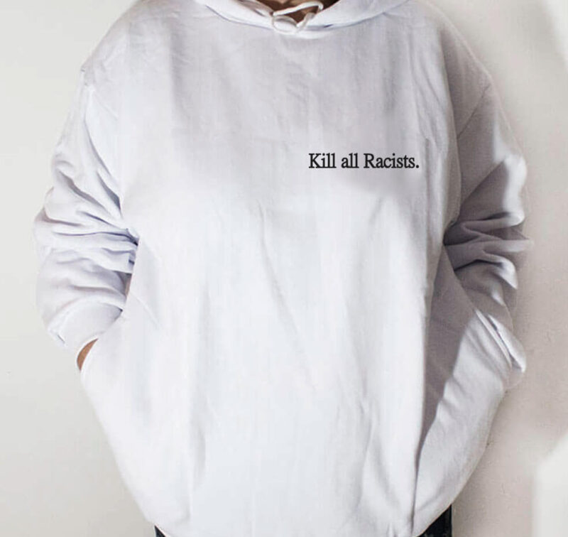 Moletom com capuz - Kill all racists - Imagem 3