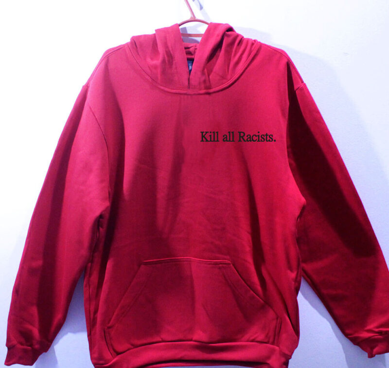Moletom com capuz - Kill all racists - Imagem 4