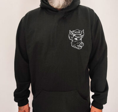 Moletom com capuz - A.C.A.B (escudo)