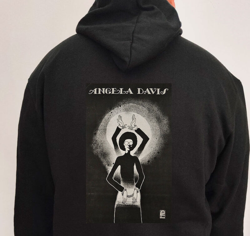 Moletom com capuz - Angela Davis - Libertar as corrente