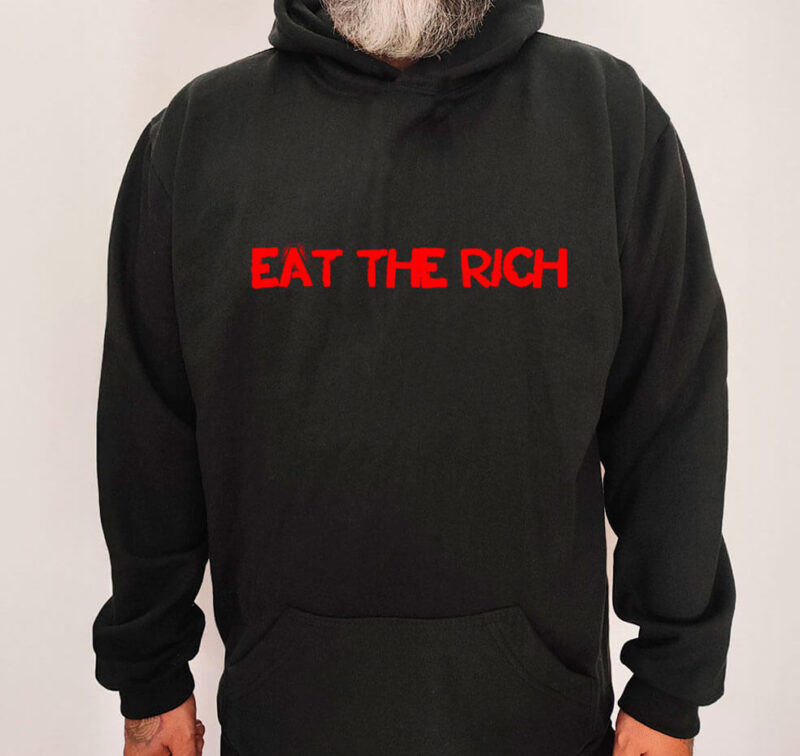 Moletom com capuz - Eat the rich