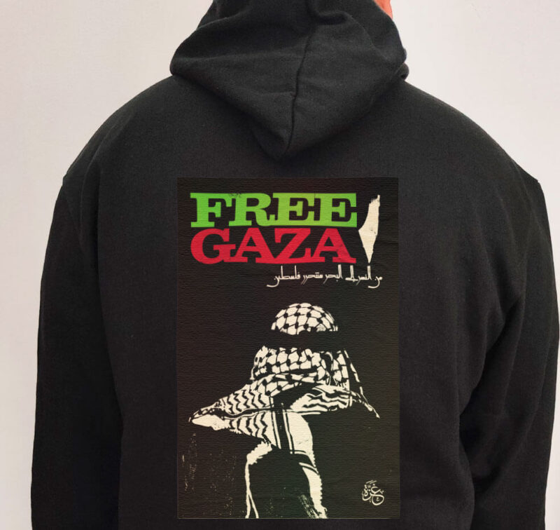 Moletom com capuz - Free Gaza