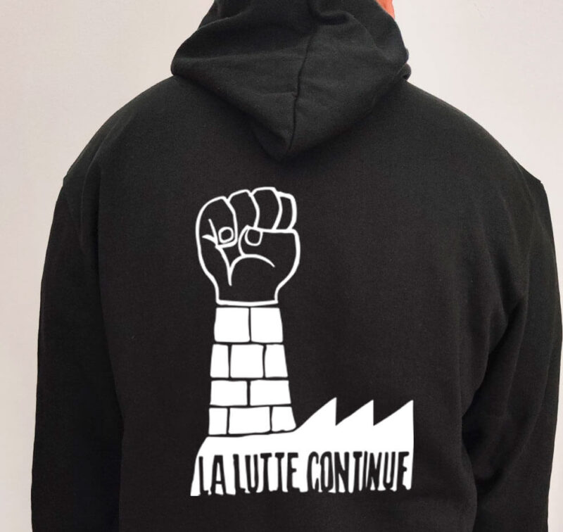 Moletom com capuz - La lutter continue - Fábrica - Imagem 6