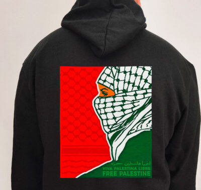 Moletom com capuz - Viva a Palestina Libre