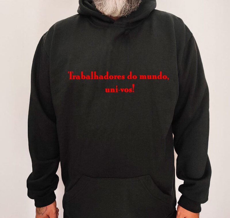 Moletom com capuz - Trabalhadores do mundo uni-vos - Imagem 3